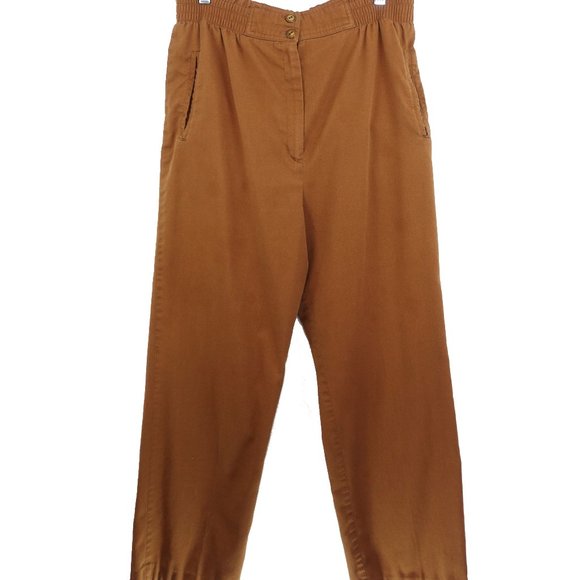 Country Suburbans Brown Long Pants Sz 12  Hi Rise - Picture 1 of 7